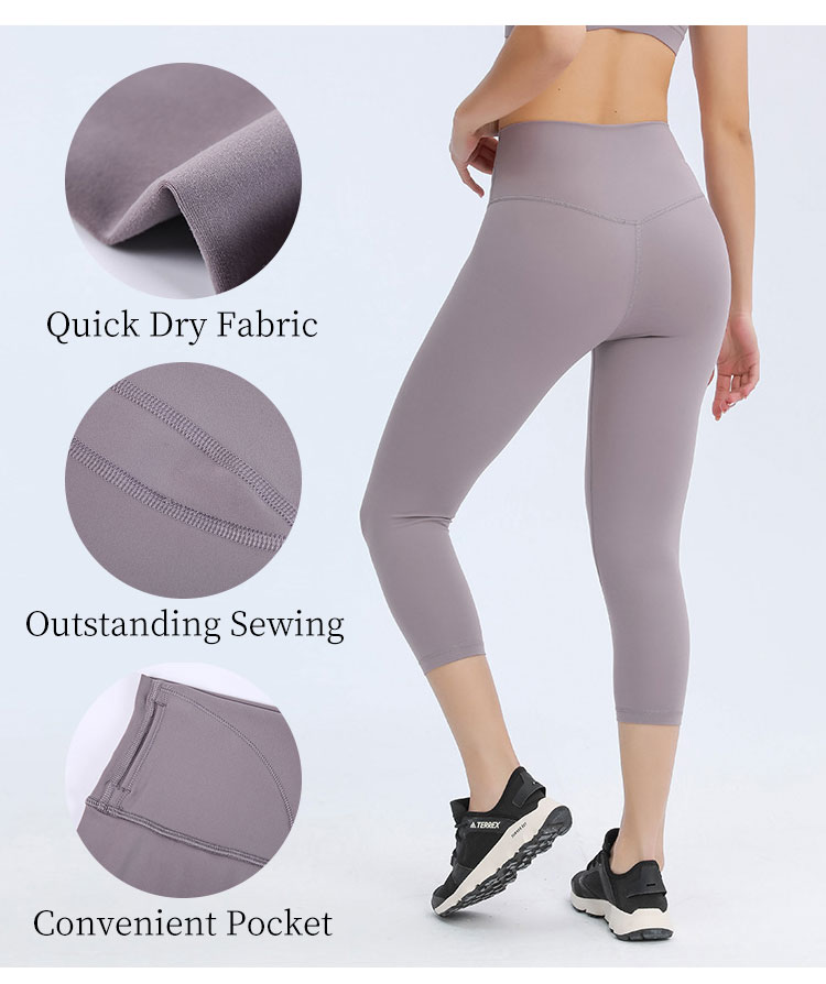 High Quality No Front Seam Training Leggings