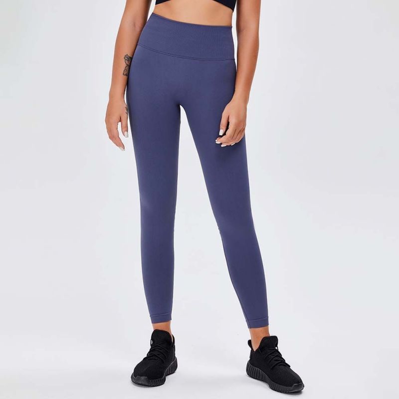 Venta al por mayor Leggings de entrenamiento ecológicos de cintura alta para mujer-C1012