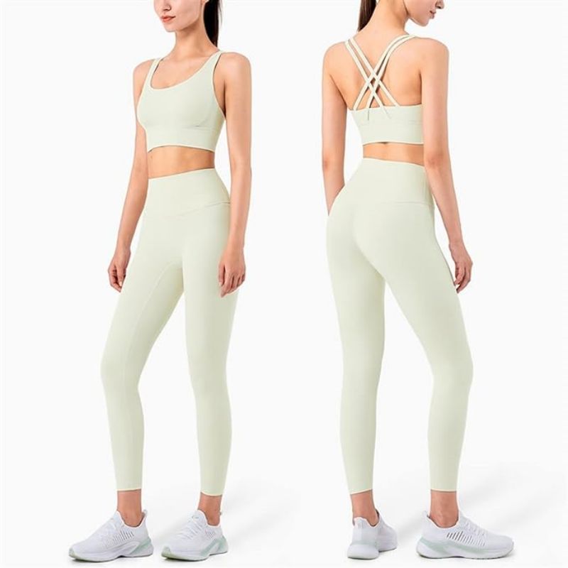 Leggings de fitness para mujer con control de barriga de color sólido al por mayor-C1019